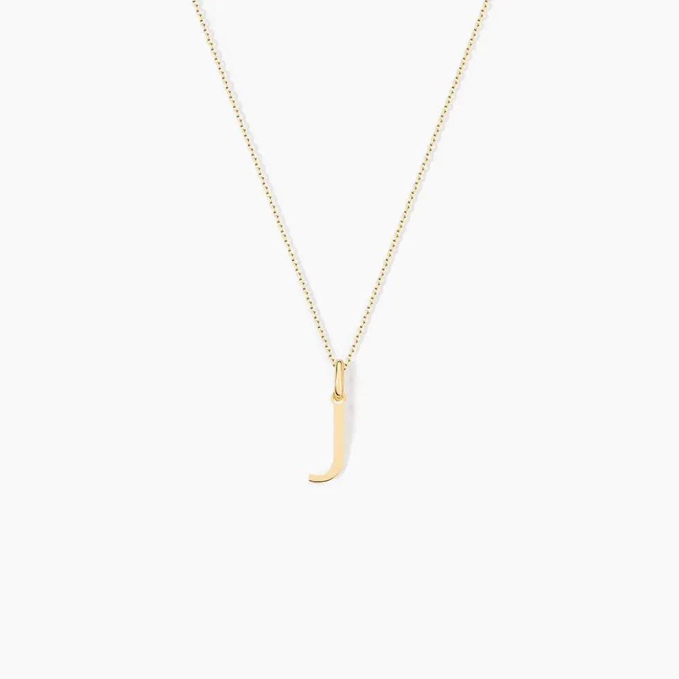 Pendentif Ionia Lettre Or Jaune