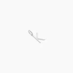 Pendentif Ionia Lettre Or Blanc