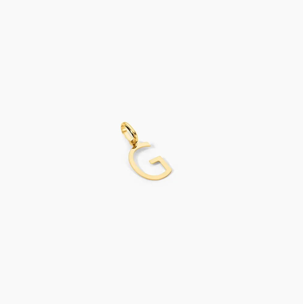 Pendentif Ionia Lettre Or Jaune