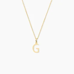Pendentif Ionia Lettre Or Jaune