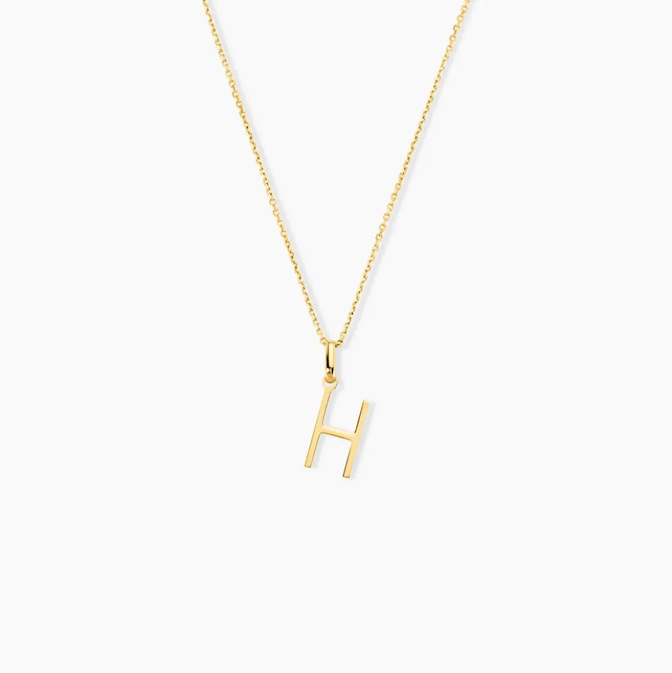 Pendentif Ionia Lettre Or Jaune