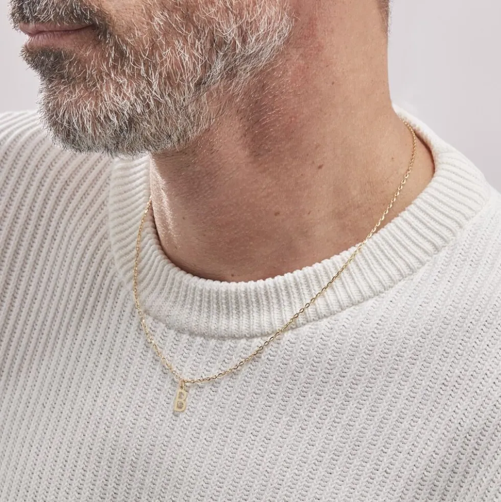 Pendentif Ionia Lettre Or Jaune