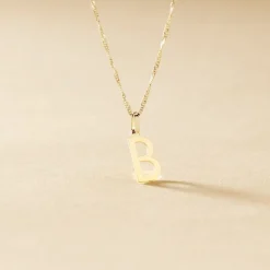 Pendentif Ionia Lettre Or Jaune