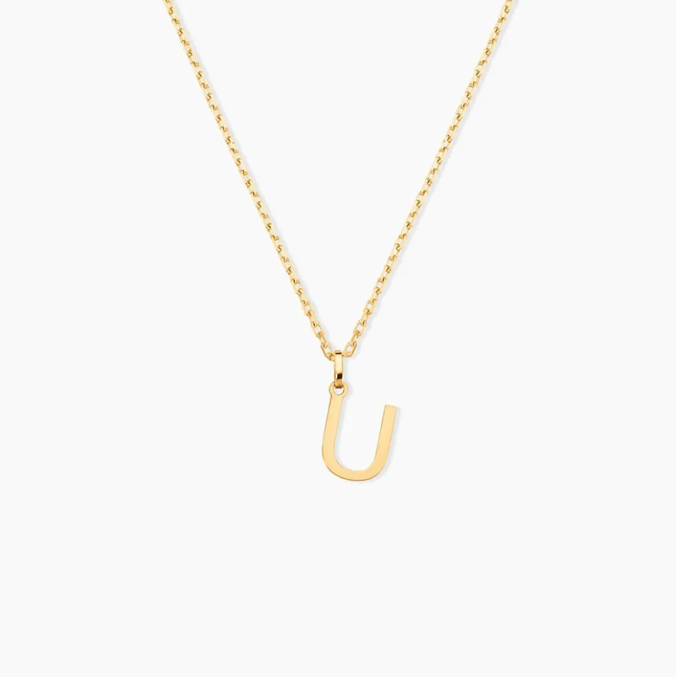 Pendentif Ionia Lettre Or Jaune