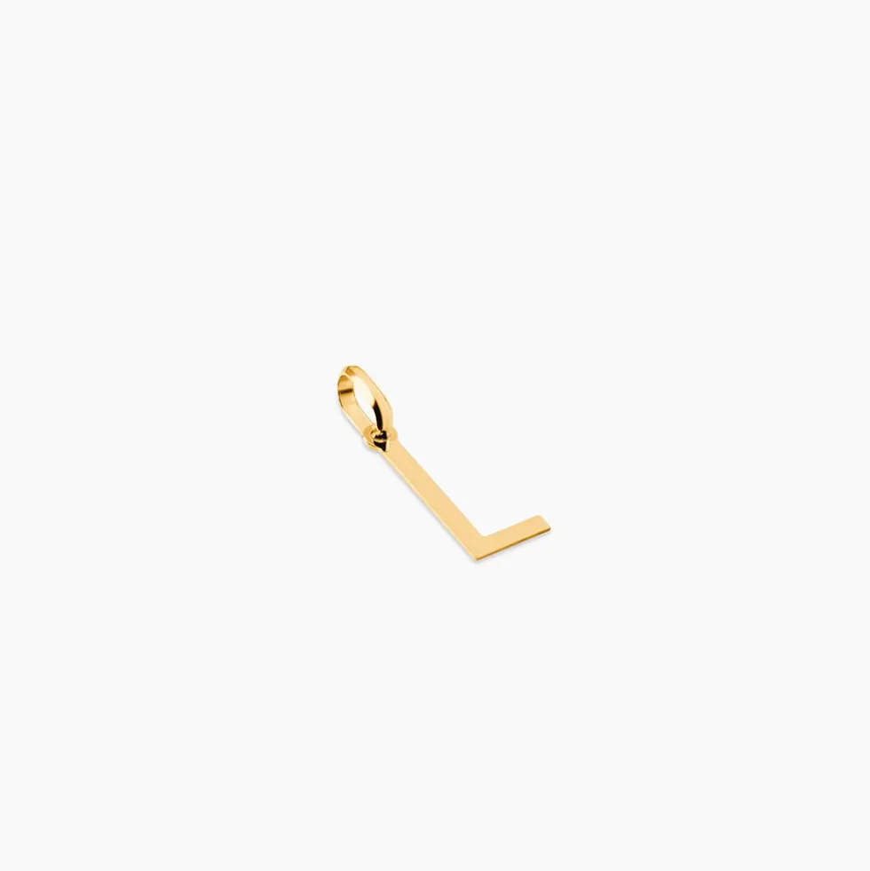 Pendentif Ionia Lettre Or Jaune