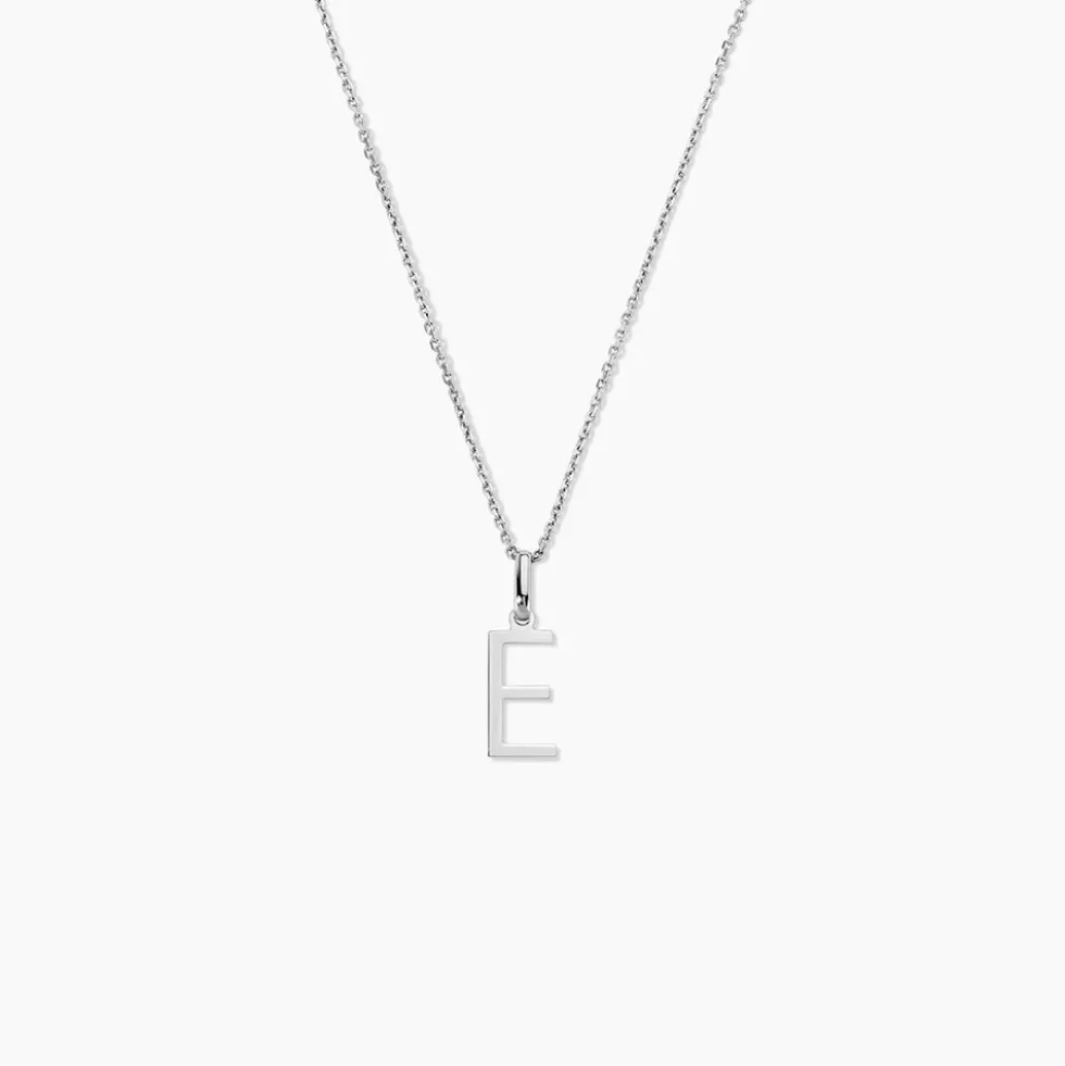 Pendentif Ionia Lettre Or Blanc