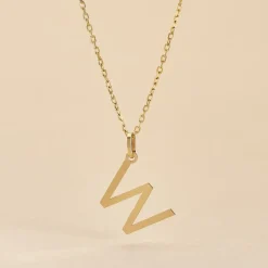 Pendentif Ionia Lettre Or Jaune