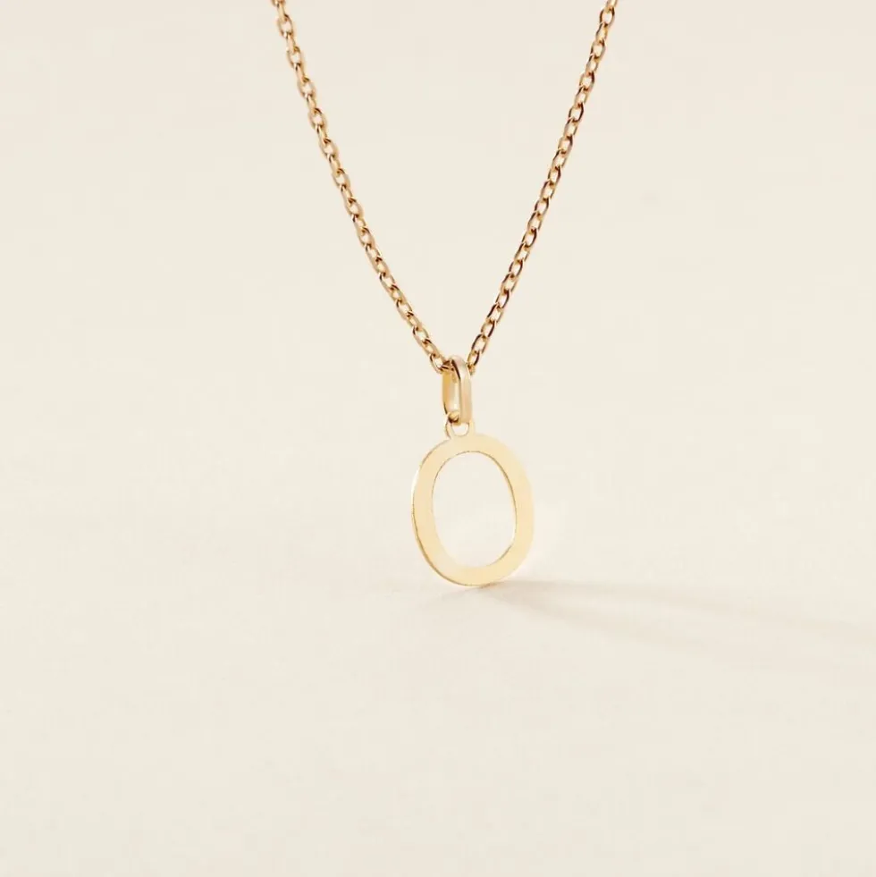 Pendentif Ionia Lettre Or Jaune