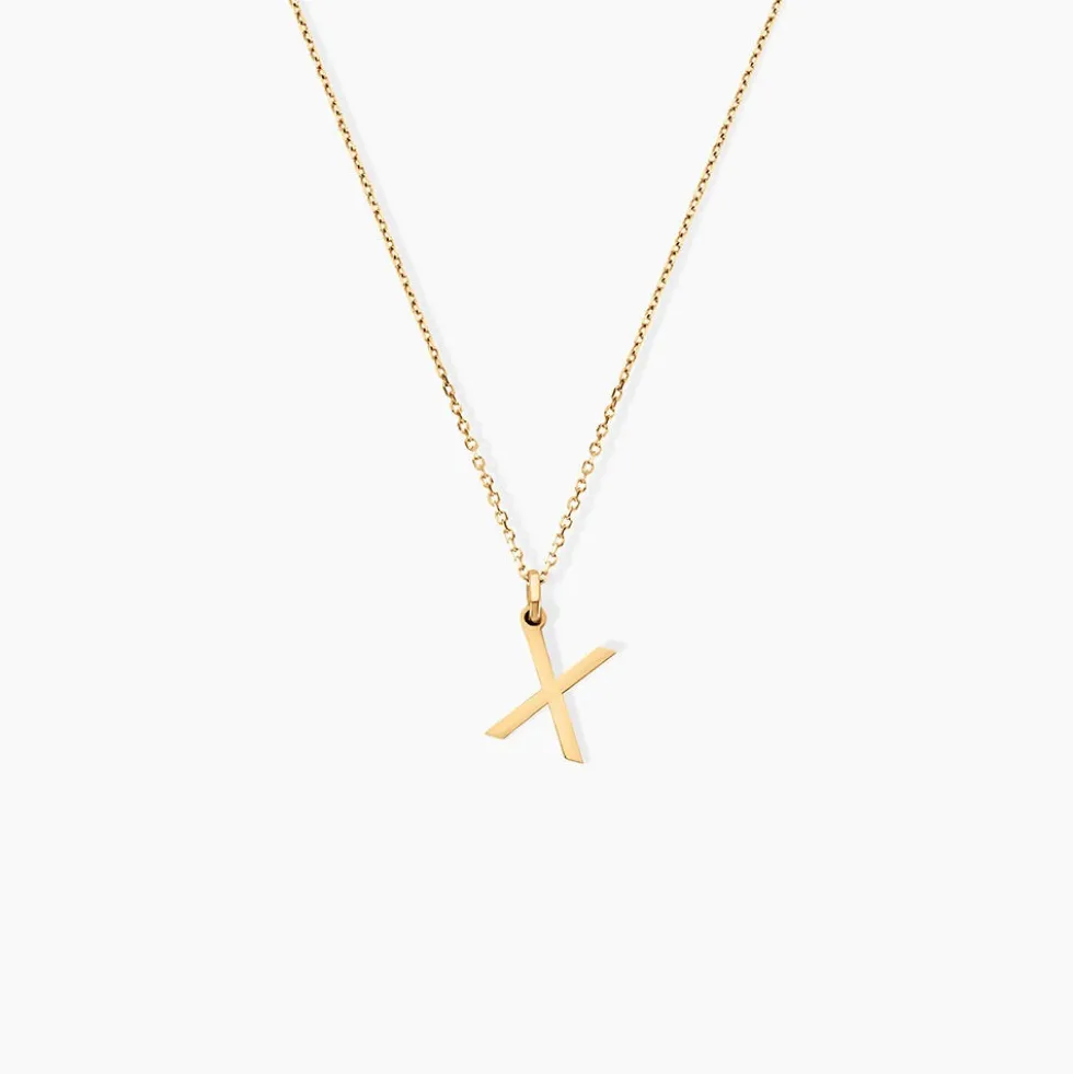 Pendentif Ionia Lettre Or Jaune