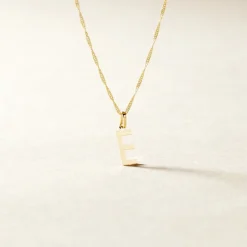 Pendentif Ionia Lettre Or Jaune