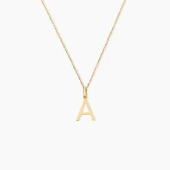 Pendentif Ionia Lettre Or Jaune