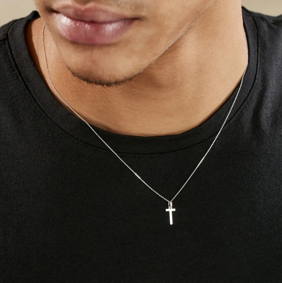 Pendentif Ionia Lettre Or Blanc