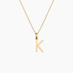 Pendentif Ionia Lettre Or Jaune