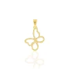 Pendentif Jaima Papillon Diamante Or Jaune