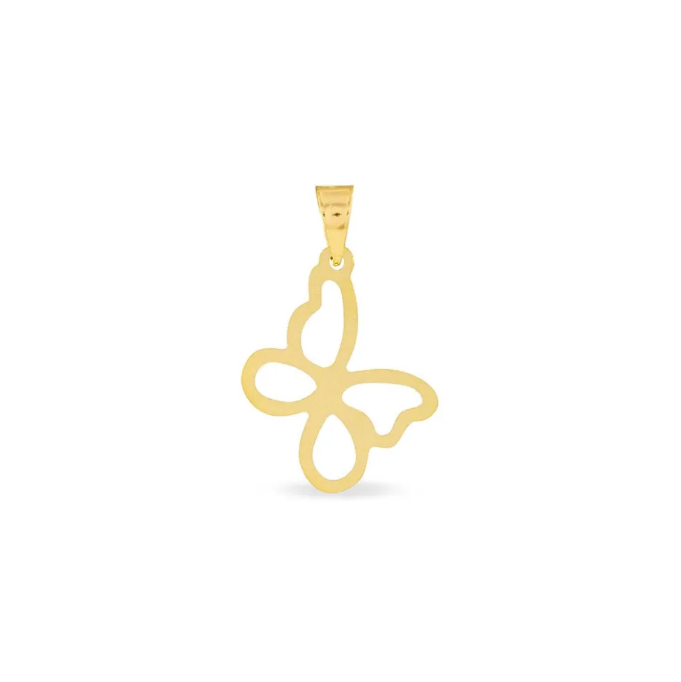 Pendentif Jaima Papillon Diamante Or Jaune