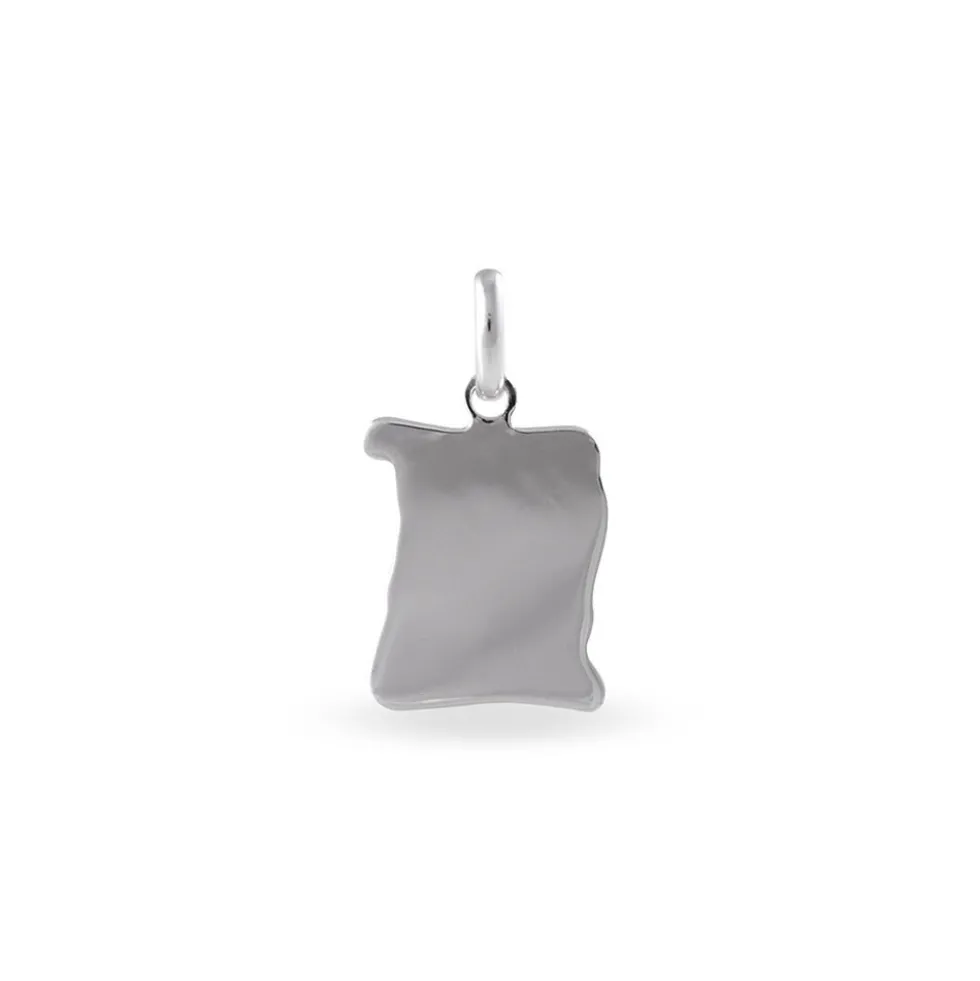 Pendentif Maicaae Argent Blanc