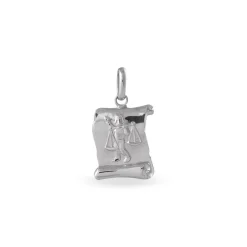 Pendentif Maicaae Argent Blanc