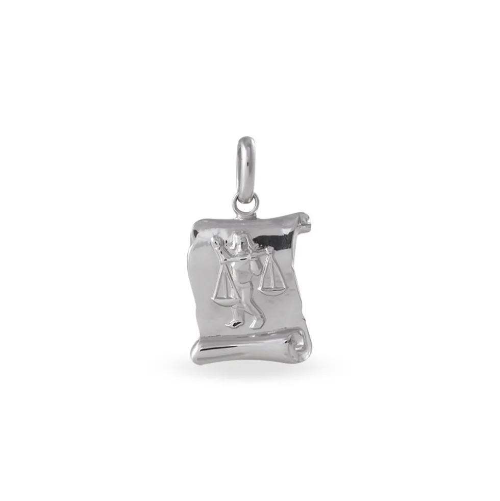 Pendentif Maicaae Argent Blanc