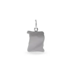 Pendentif Marie-colette Argent Blanc