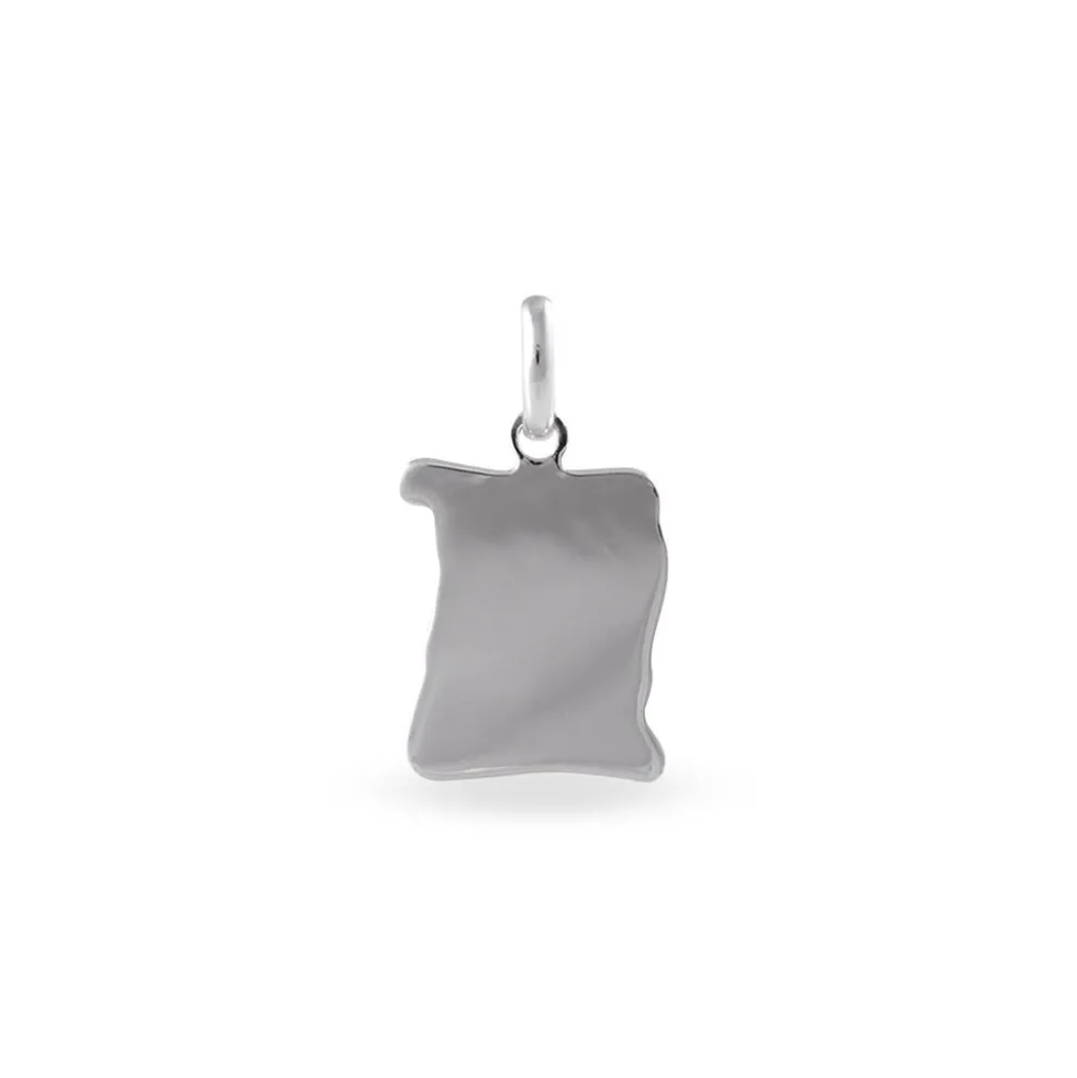 Pendentif Marie-colette Argent Blanc
