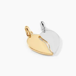 Pendentif Marie-stephanie Plaqué Or Bicolore