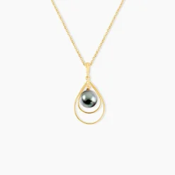 Pendentif Martyna Or Jaune Perle De Culture De Tahiti