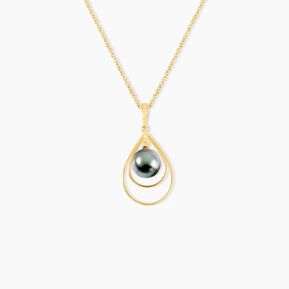 Pendentif Martyna Or Jaune Perle De Culture De Tahiti