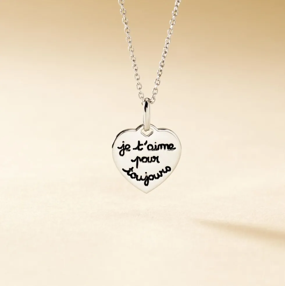 Pendentif Mayliss Argent Blanc