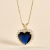 Pendentif Nelsa Plaqué Or Jaune Oxyde De Zirconium