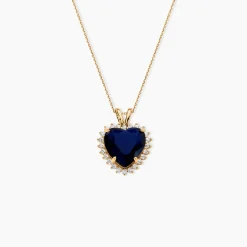 Pendentif Nelsa Plaqué Or Jaune Oxyde De Zirconium