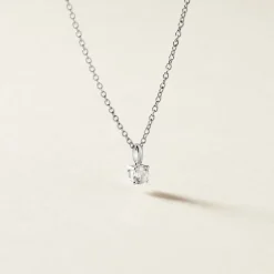 Pendentif One Or Blanc Diamant