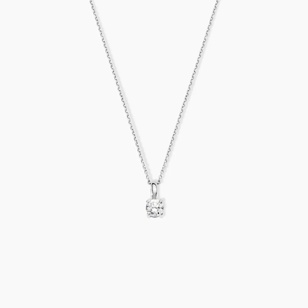 Pendentif One Or Blanc Diamant