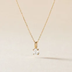Pendentif One Or Jaune Diamant
