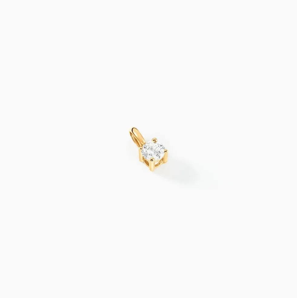 Pendentif One Or Jaune Diamant