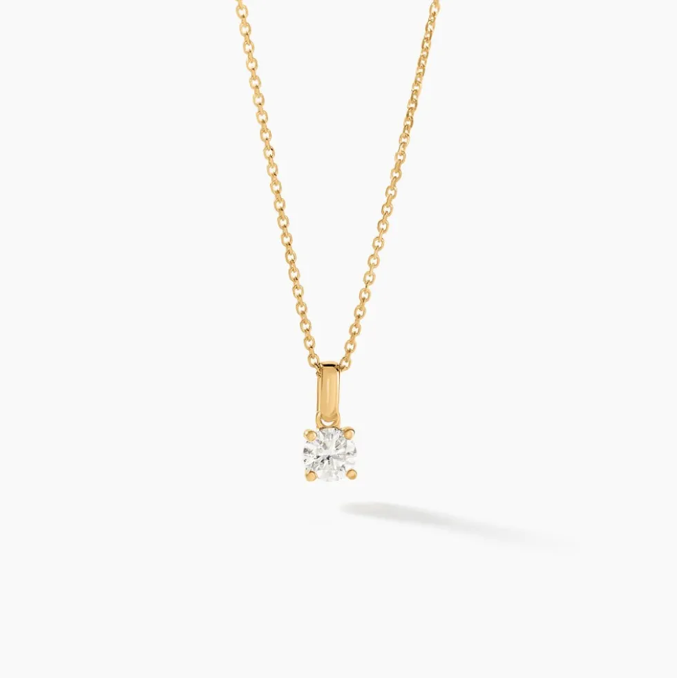 Pendentif One Or Jaune Diamant