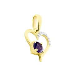 Pendentif Or Jaune Godoleva Améthyste