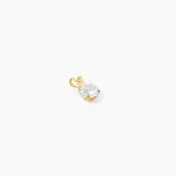 Pendentif Or Jaune Oxyde De Zirconium
