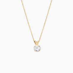 Pendentif Or Jaune Oxyde De Zirconium