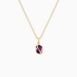 Pendentif Or Jaune Prudencia Améthyste