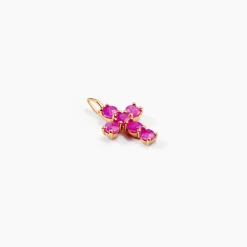 Pendentif Or Jaune Rubis