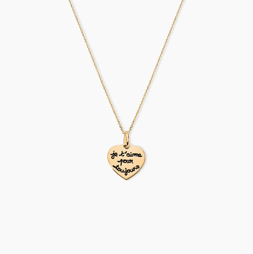 Pendentif Stephie Plaqué Or Jaune