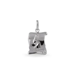 Pendentif Tamika Argent Blanc