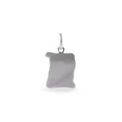 Pendentif Tamika Argent Blanc