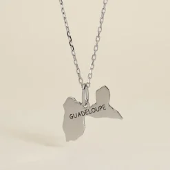 Pendentif Thea Argent Blanc
