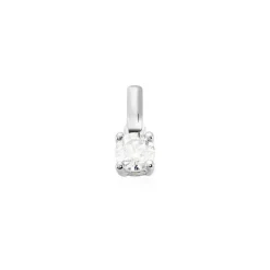 Pendentif Victoria Or Blanc Diamant