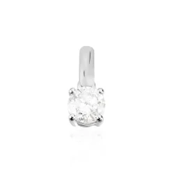 Pendentif Victoria Or Blanc Diamant
