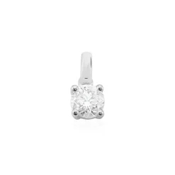 Pendentif Victoria Or Blanc Diamant