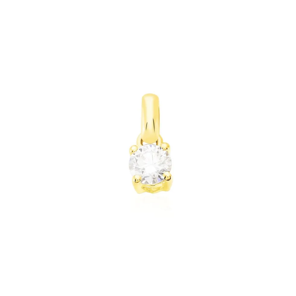 Pendentif Victoria Or Jaune Diamant