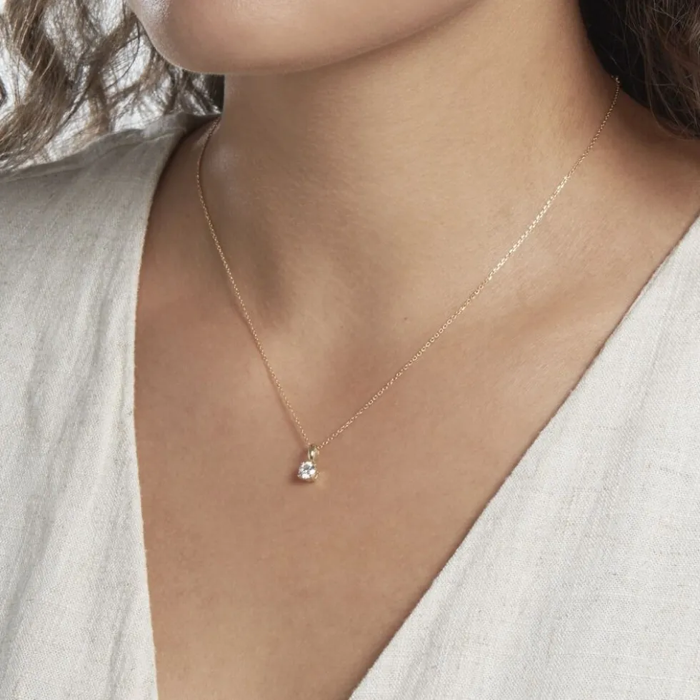 Pendentif Victoria Or Jaune Diamant