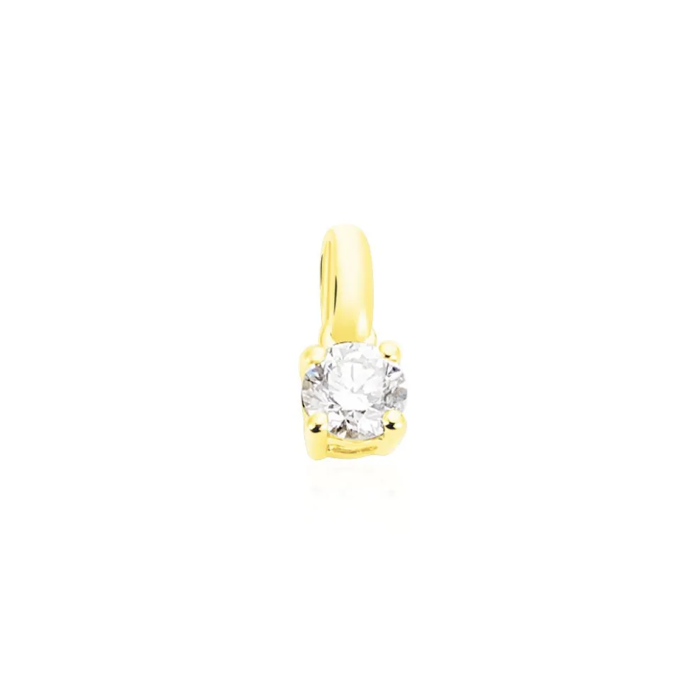 Pendentif Victoria Or Jaune Diamant
